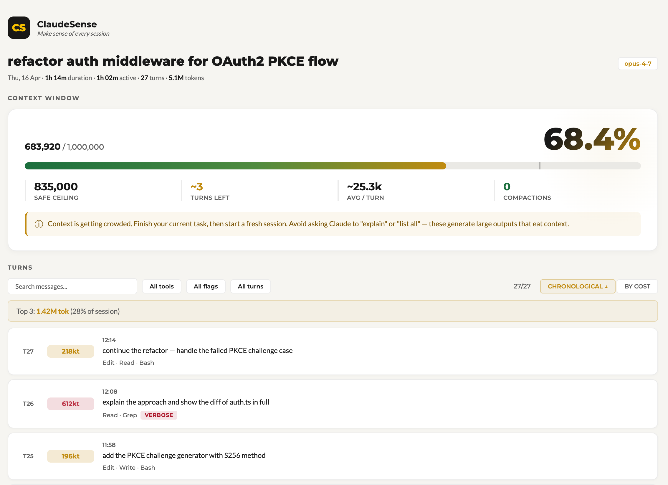 Context window and turn table